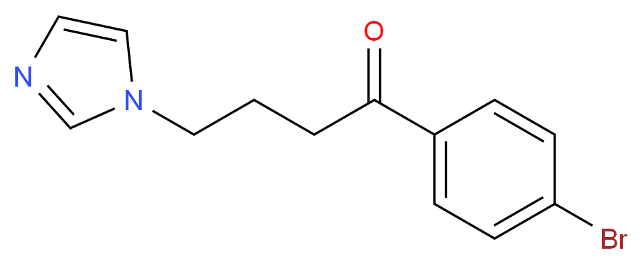 1-(4-Bromophenyl)-4-1H-imidazol-1-ylbutanone 95%_分子结构_CAS_149490-78-8)