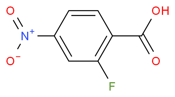 2-氟-4-硝基苯甲酸_分子结构_CAS_403-24-7)