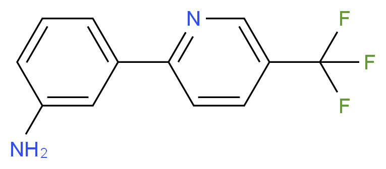 3-[5-(Trifluoromethyl)pyridin-2-yl]aniline_分子结构_CAS_886361-00-8)