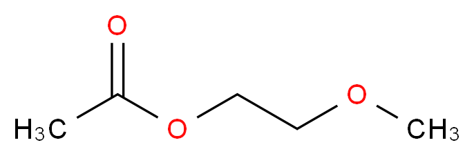 2-甲氧基乙基乙酸酯_分子结构_CAS_110-49-6)