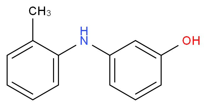 邻甲基间羟基二苯胺_分子结构_CAS_6264-98-8)