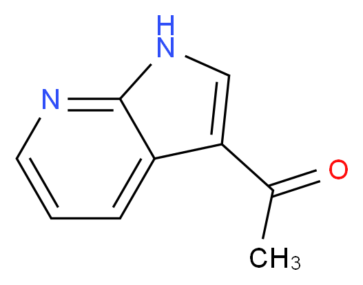 1-(1H-Pyrrolo[2,3-b]pyridin-3-yl)ethanone_分子结构_CAS_83393-46-8)