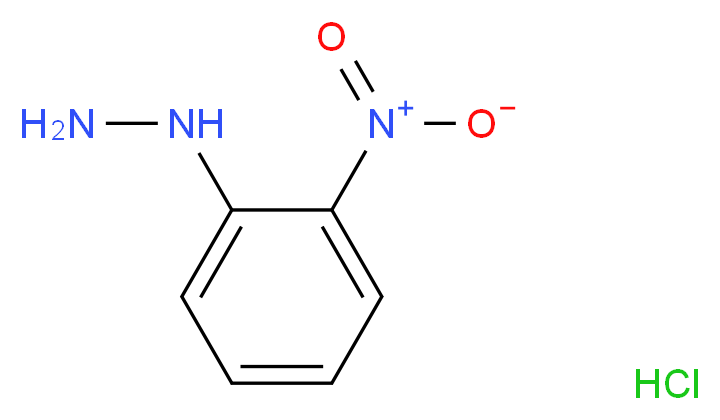 (2-nitrophenyl)hydrazine hydrochloride_分子结构_CAS_6293-87-4)