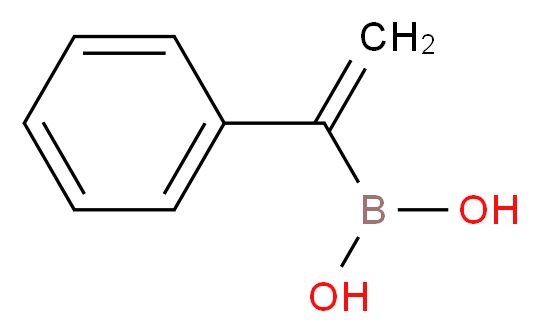 1-PHENYLVINYLBORONIC ACID_分子结构_CAS_14900-39-1)