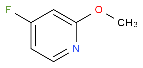 4-fluoro-2-methoxypyridine_分子结构_CAS_96530-81-3
