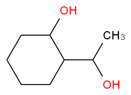2-(&alpha;-HYDROXYETHYL)CYCLOHEXANOL_分子结构_CAS_24337-52-8)