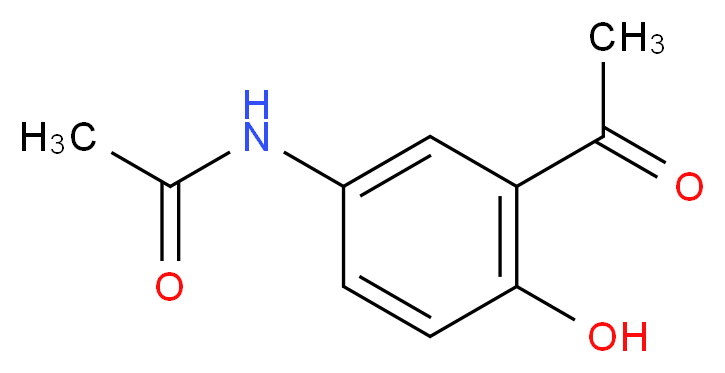 N1-(3-Acetyl-4-hydroxyphenyl)acetamide_分子结构_CAS_7298-67-1)