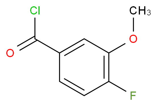 4-Fluoro-3-methoxybenzoyl chloride_分子结构_CAS_)
