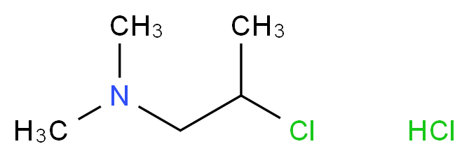 &beta;-DIMETHYLAMINOISOPROPYL CHLORIDE HYDROCHLORIDE_分子结构_CAS_4584-49-0)