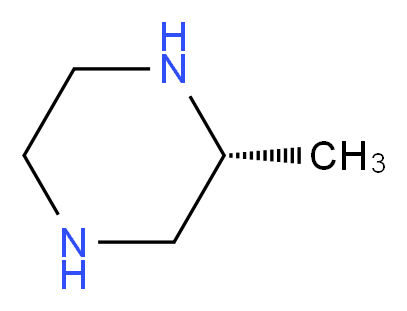 (R)-2-Methylpiperazine_分子结构_CAS_75336-86-6)