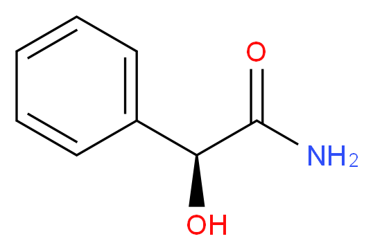 (2S)-2-hydroxy-2-phenylacetamide_分子结构_CAS_24008-63-7