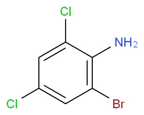2-Bromo-4,6-dichloroaniline 98%_分子结构_CAS_697-86-9)