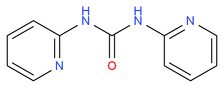 1,3-bis(pyridin-2-yl)urea_分子结构_CAS_6268-43-5