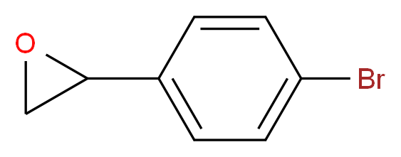 2-(4-bromophenyl)oxirane_分子结构_CAS_32017-76-8