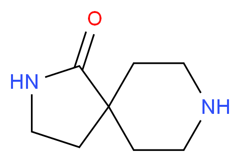 2,8-Diazaspiro[4.5]decan-1-one_分子结构_CAS_546086-95-7)