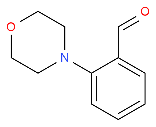 2-Morpholinobenzenecarbaldehyde_分子结构_CAS_58028-76-5)