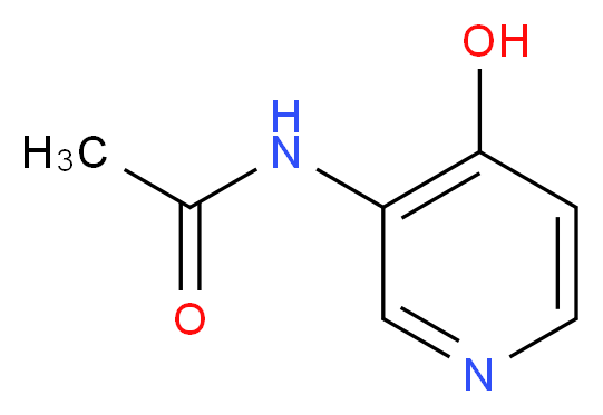 N-(4-Hydroxypyridin-3-yl)acetamide_分子结构_CAS_101860-99-5)