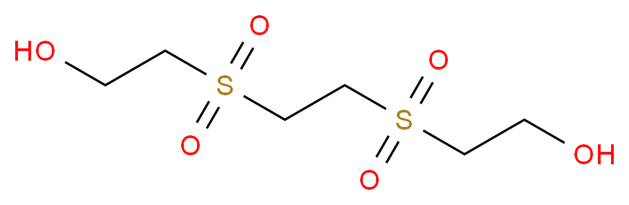 2,2'-(Ethane-1,2-diyldisulfonyl)diethanol_分子结构_CAS_7484-34-6)