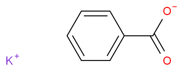 POTASSIUM BENZOATE_分子结构_CAS_582-25-2)