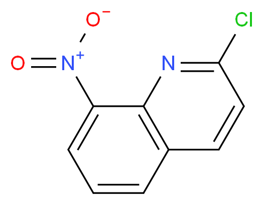 2-chloro-8-nitroquinoline_分子结构_CAS_4225-86-9