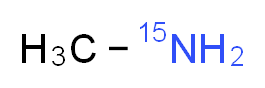 methan(<sup>1</sup><sup>5</sup>N)amine_分子结构_CAS_285977-72-2