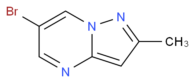 6-Bromo-2-methylpyrazolo[1,5-a]pyrimidine_分子结构_CAS_916256-65-0)