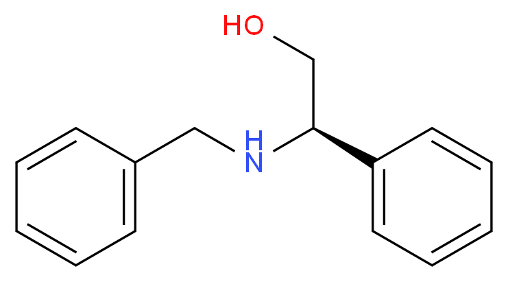 (R)-(-)-N-苄基-2-苯甘氨醇_分子结构_CAS_14231-57-3)