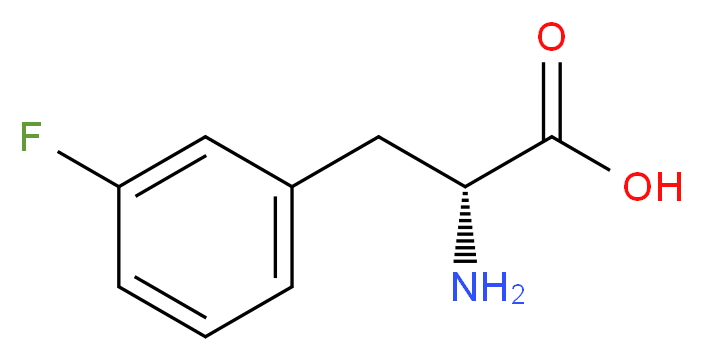 3-FLUORO-D-PHENYLALANINE_分子结构_CAS_110117-84-5)