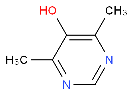 4,6-dimethylpyrimidin-5-ol_分子结构_CAS_70345-38-9