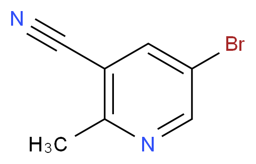 5-Bromo-2-methylnicotinonitrile_分子结构_CAS_956276-47-4)