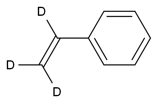 苯乙烯-α,β,β-d3_分子结构_CAS_3814-93-5)