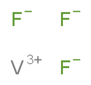 VANADIUM TRIFLUORIDE_分子结构_CAS_10049-12-4)