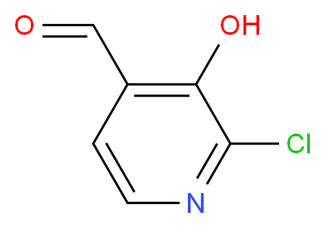 2-chloro-3-hydroxyisonicotinaldehyde_分子结构_CAS_1196145-81-9)