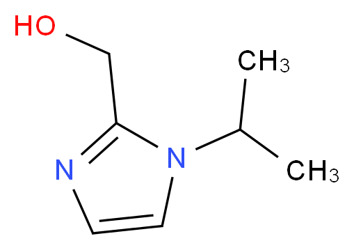 [1-(propan-2-yl)-1H-imidazol-2-yl]methanol_分子结构_CAS_)