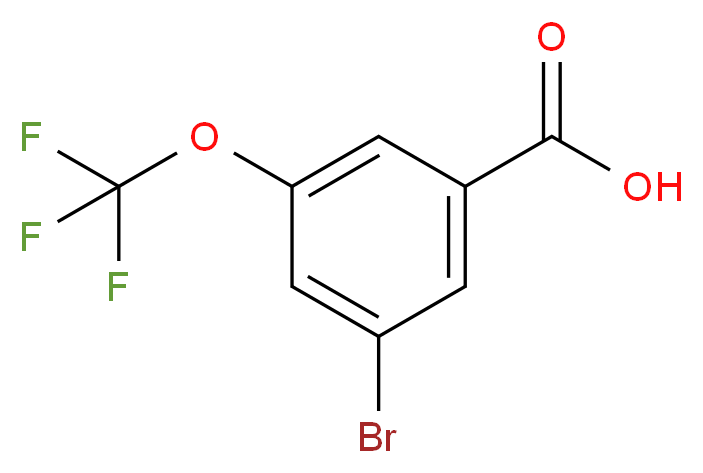 3-Bromo-5-(trifluoromethoxy)benzoic acid_分子结构_CAS_453565-90-)