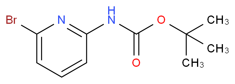 tert-butyl N-(6-bromopyridin-2-yl)carbamate_分子结构_CAS_344331-90-4