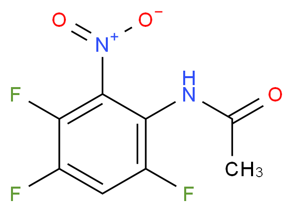 N-(3,4,6-Trifluoro-2-nitrophenyl)acetamide_分子结构_CAS_388-11-4)