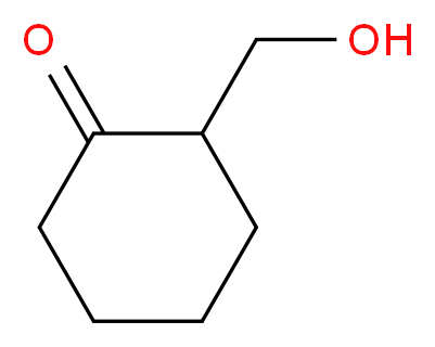 2-(hydroxymethyl)cyclohexan-1-one_分子结构_CAS_5331-08-8