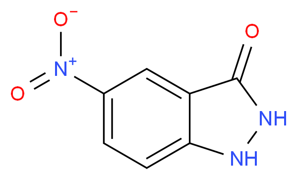 1,2-Dihydro-5-nitro-3H-indazol-3-one_分子结构_CAS_61346-19-8)
