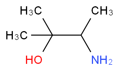 3-amino-2-methylbutan-2-ol_分子结构_CAS_6291-17-4