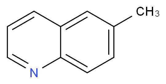 6-methylquinoline_分子结构_CAS_91-62-3