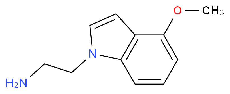 2-(4-methoxy-1H-indol-1-yl)ethanamine_分子结构_CAS_)