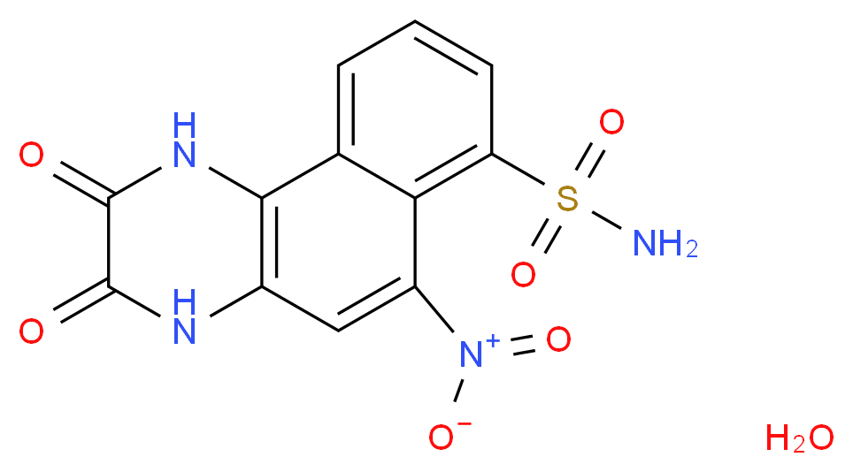 NBQX hydrate_分子结构_CAS_118876-58-7(anhydrous))