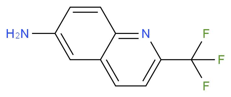 6-Amino-2-(trifluoromethyl)quinoline_分子结构_CAS_952182-53-5)