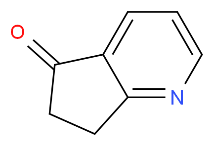 5H,6H,7H-cyclopenta[b]pyridin-5-one_分子结构_CAS_28566-14-5