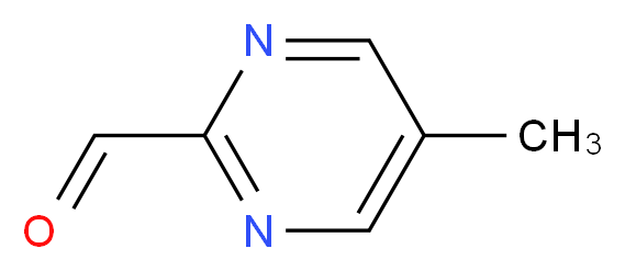 5-methylpyrimidine-2-carbaldehyde_分子结构_CAS_90905-62-7