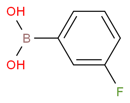 (3-fluorophenyl)boranediol_分子结构_CAS_)