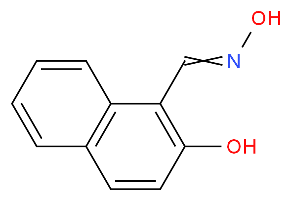 1-[(hydroxyimino)methyl]naphthalen-2-ol_分子结构_CAS_7470-09-9