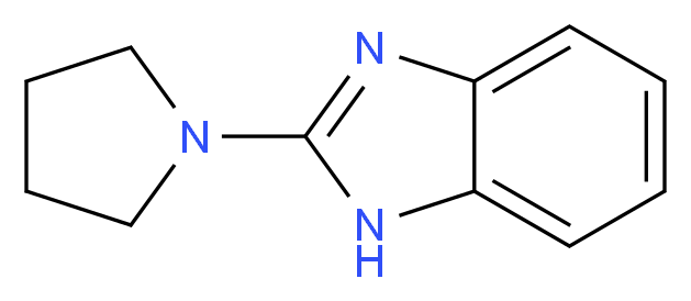 2-(1-pyrrolidinyl)-1H-benzimidazole_分子结构_CAS_120161-06-0)