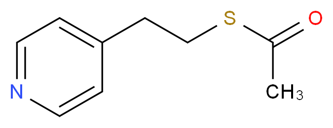 1-{[2-(pyridin-4-yl)ethyl]sulfanyl}ethan-1-one_分子结构_CAS_385398-71-0
